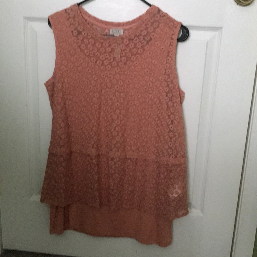 Logo sleeveless twinset